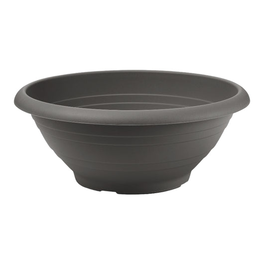 CIOTOLA CAMPANA diam. 15 in plastica VASO BASSO FOTO REALE Veca MADE IN ITALY Color: ANTRACITE