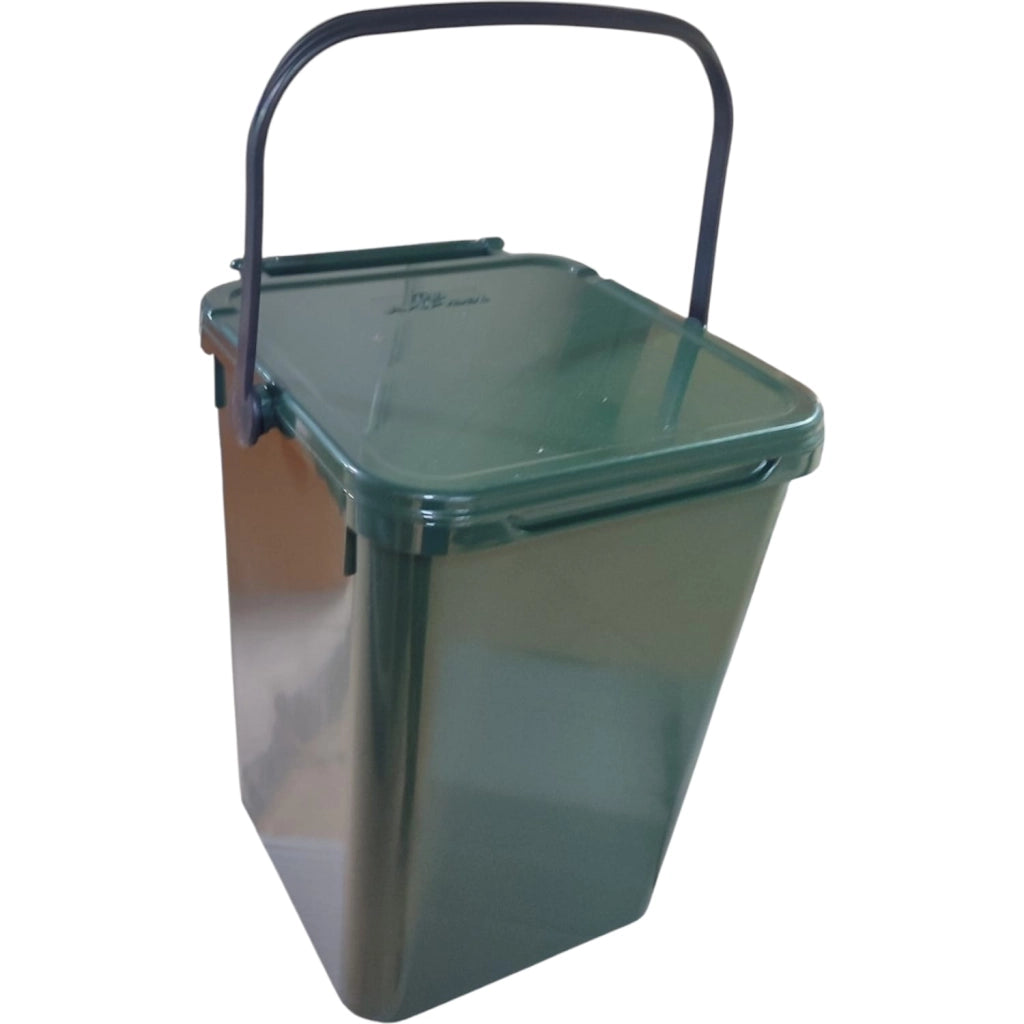 PATTUMIERA RACCOLTA DIFFERENZIATA UMIDO CON COPERCHIO VERDE LT. 10