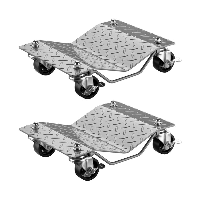 Carrello sottoruota sposta auto 2 pezzi Portata 680 kg l’uno Ausili di manovra Posizionatori
