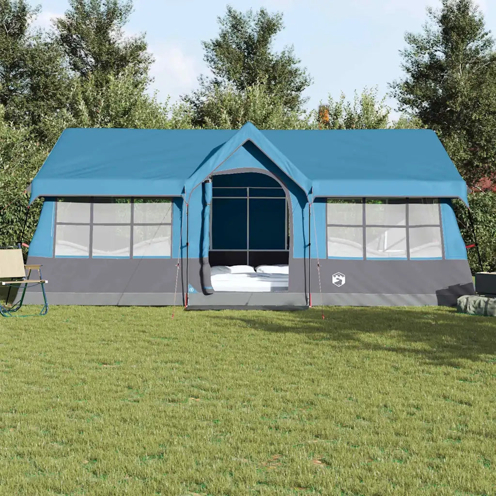 Tenda Familiare con tetto Blu e Grigio 622 x 295 x 238 cm 4100701