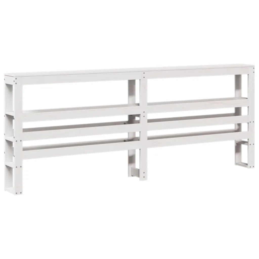 Letto senza Materasso Bianco 180x200 cm Legno Massello di Pino 3306256