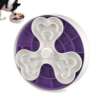 Anti-slokvoerbak per borsa per cani - Secche, umide e crude alimenti | Puzzola per cani per pasti divertenti e salutari | Slurpbak per cani a 4 zampe, colore viola