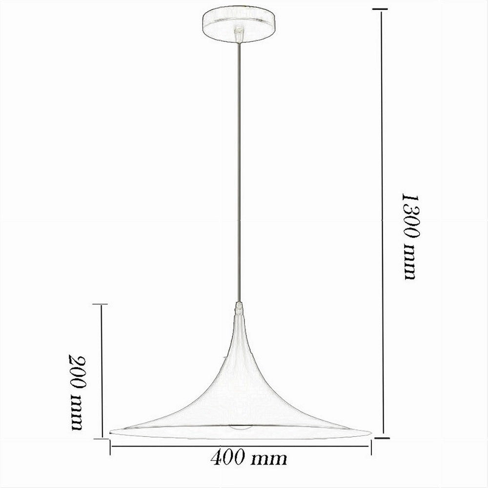 Trade Shop - Lampadario A Sospensione Stile Contemporaneo In Metallo Decorativo Luce E27 B98 - Nero