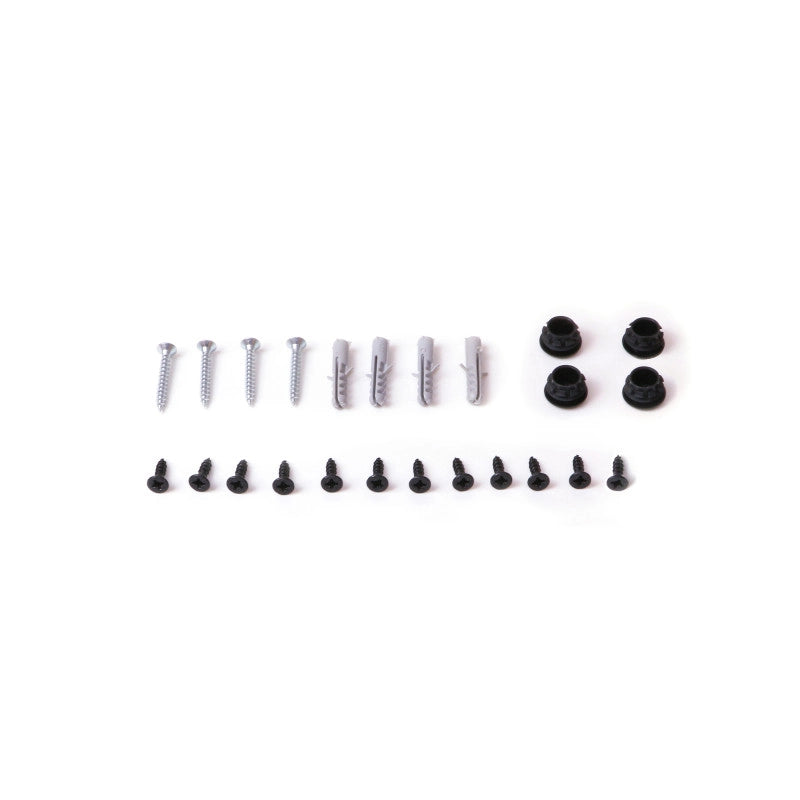 Set di telai per scaffali Lader, altezza 1150 mm, Acciaio, Verniciato nero