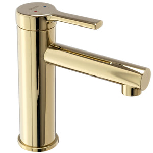 Rubinetto Da Lavabo Rea Pixel Gold Low
