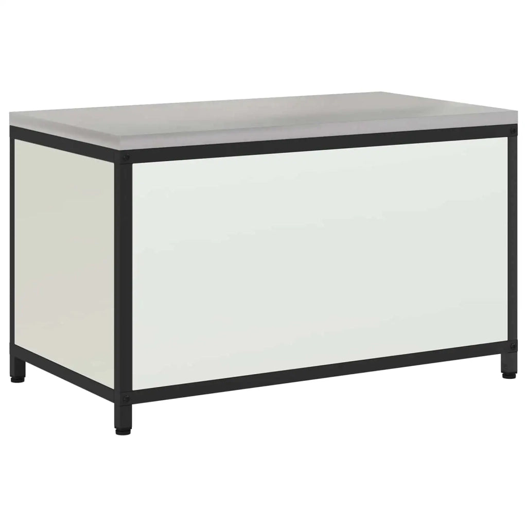 Stoccaggio in cucina con porta Bianco 90 x 50 x 53 cm Acciaio 874997
