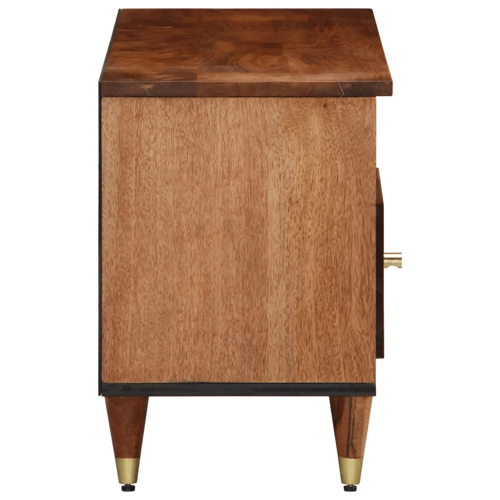 Mobile Porta TV 100x33x46 cm in Legno Massello di Mango