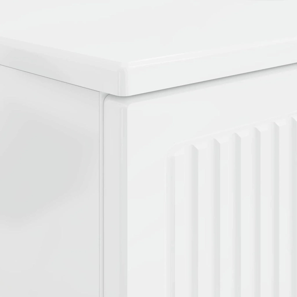 Armadio per Lavabo da Bagno EDE Bianco Lucido 82 x 41 x 59 cm 895919