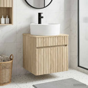 Mobile lavabo da parete Rovere Sonoma 49 x 44,5 x 65 cm 890594