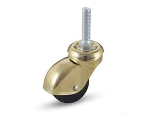 RUOTE A CUFFIA IN GOMMA CON PERNO 210B- - ø mm.35x18 perno ø mm.8x30 mm.50h. port. Kg.15 - 4 pezzi AVO