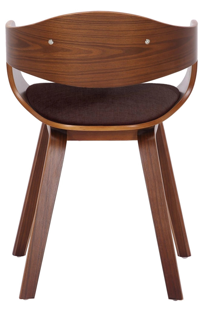 Sedia Kingston in Tessuto Noce/marrone