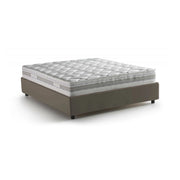 Letto Matrimoniale Archer, Letto Matrimoniale Materasso Incluso Made in Italy, Grigio