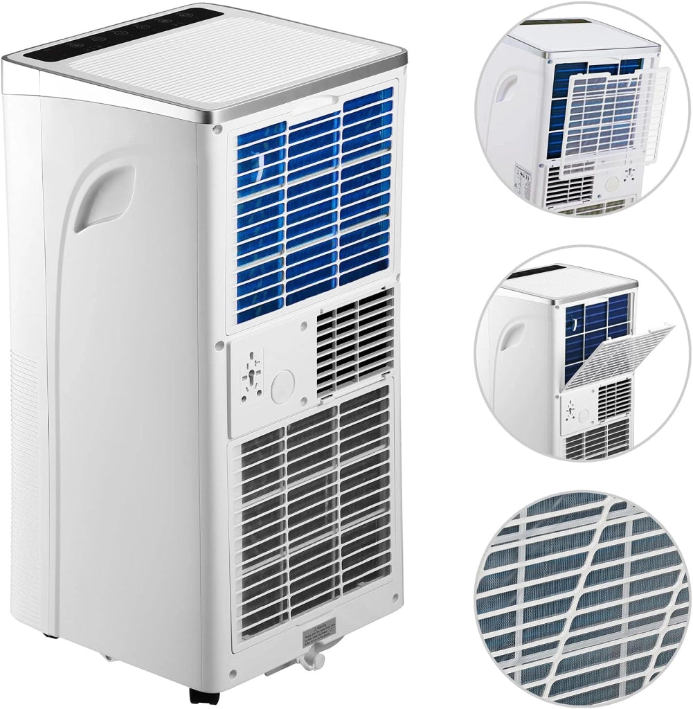 Climatizzatore Mobile Locale 9000BTU 4in1 WiFi App 2700W con Telecomando Tubo di Scarico Condizionatore Aria