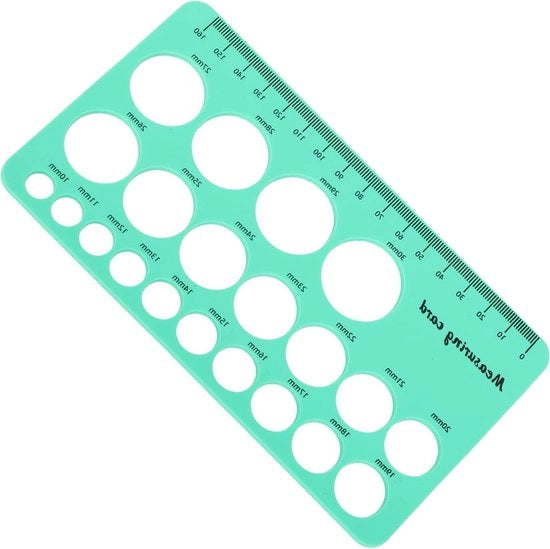 Strumento di misura per capezzoli e areole con seta morbida e silicone flessibile, 15m, strumento di misura flessibile per misurare areole e capezzoli