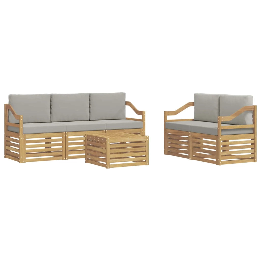 Set divani Legno di Acacia Massello
