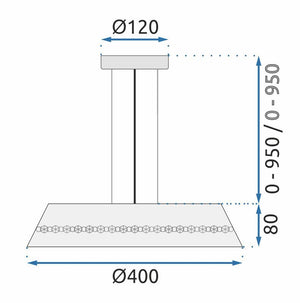 Lampada Cristal App1028-cp