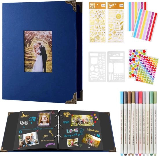 Album Fotografico DIY Vintage Scrapbook Album Acquista Incluso Accessori Album Fotografico Regalo di San Valentino