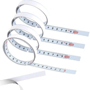 Set di Misurazione a Secco a 4 pezzi - Acciaio di Carbonio - Misurazione Precisa - 1m a 2m - Flessibile e Resistente ai Solletici - Misuratore a Trefola