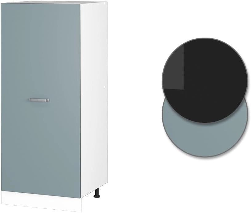 mobile cucina dispensa R-Line, Grigio-blu, 60 cm, per la libera combinazione all'interno di sistemi cucina modulari