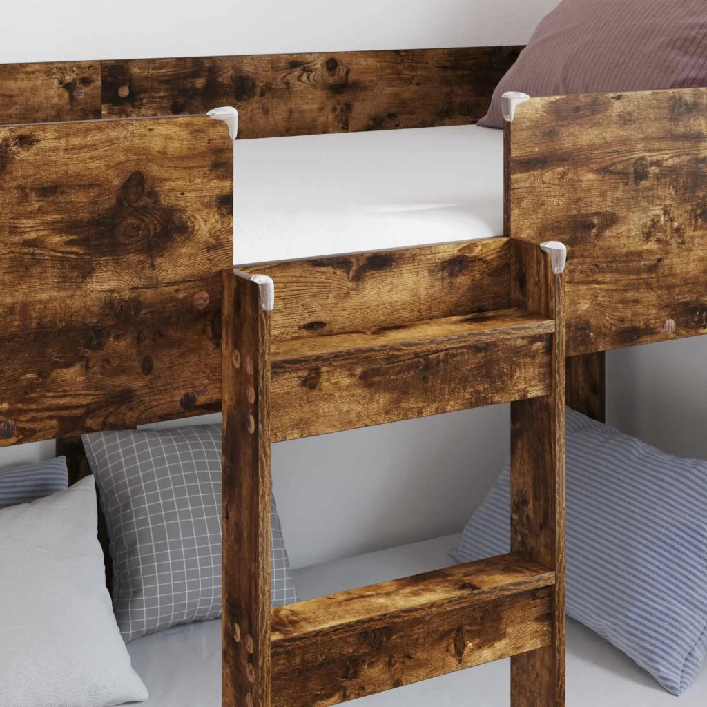 Letto a Castello per Bambini Rovere fumé 90 x 200 cm