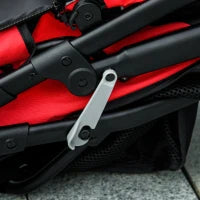 Passeggino per Cani, Pieghevole, Parasole, Finestre in Rete, Cestino Portaoggetti, 111 x 58 x 107 cm, Rosso