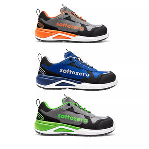 Scarpe Antinfortunistica S1PS ESD Suola Aerata Antipronazione | Sottozero Modello JET Verde/42