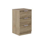 Vicco Comodino camera da letto Sonoma 37.6 x 61.8 cm con 3 cassetti