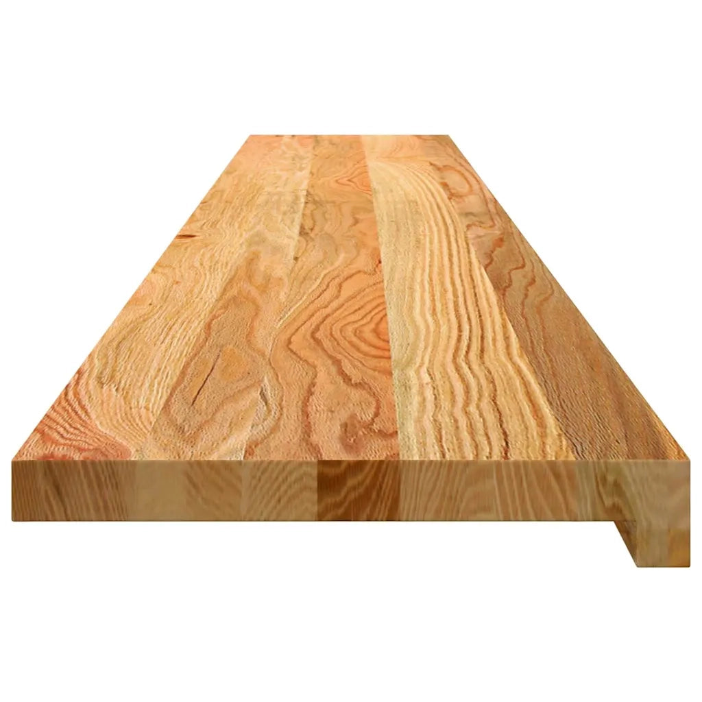 Davanzali 2 pz Marrone Chiaro 160x25x2cm Legno Massello Rovere 4009148