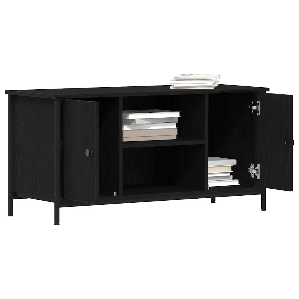 Mobile TV 100 x 40 x 50 cm Rovere nero Legno ingegnerizzato 862141