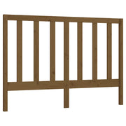 Testiera | Testata per Letto ambra 126x4x100 cm in Legno Massello di Pino