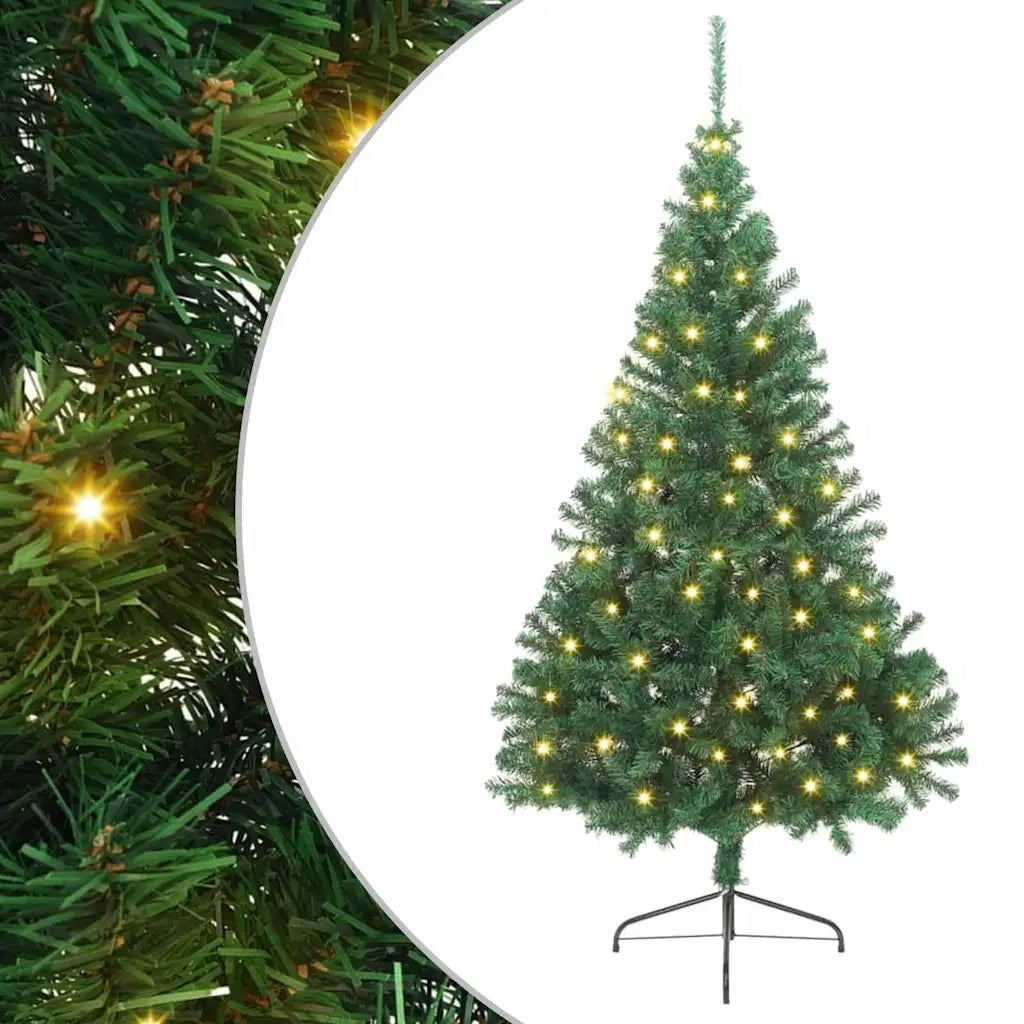 Albero di Natale | Decorazioni natalizie artificiale con luci integrate Verde 240 cm