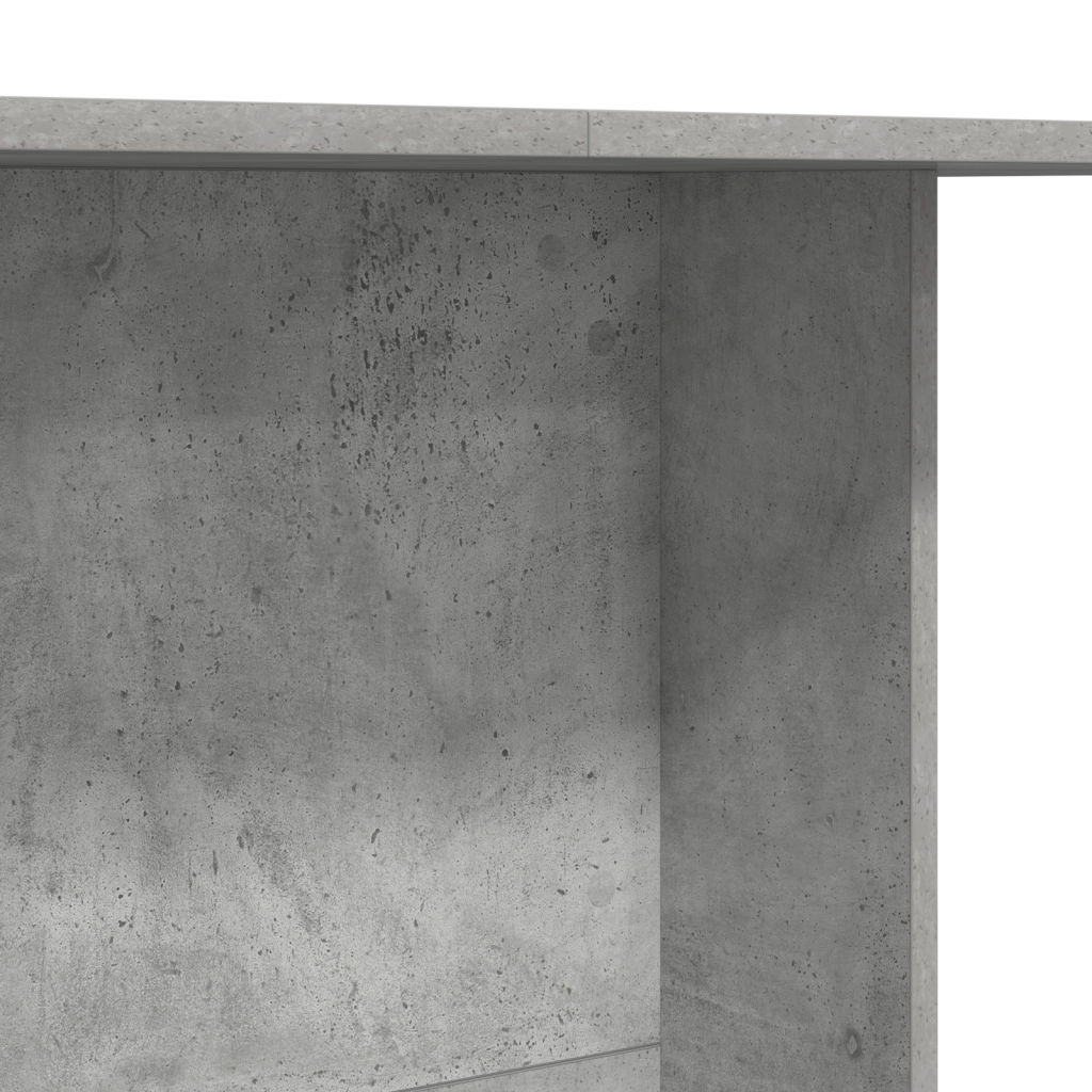 Tavolo da pranzo  Grigio cemento 110x60x75 cm Legno ingegnerizzato
