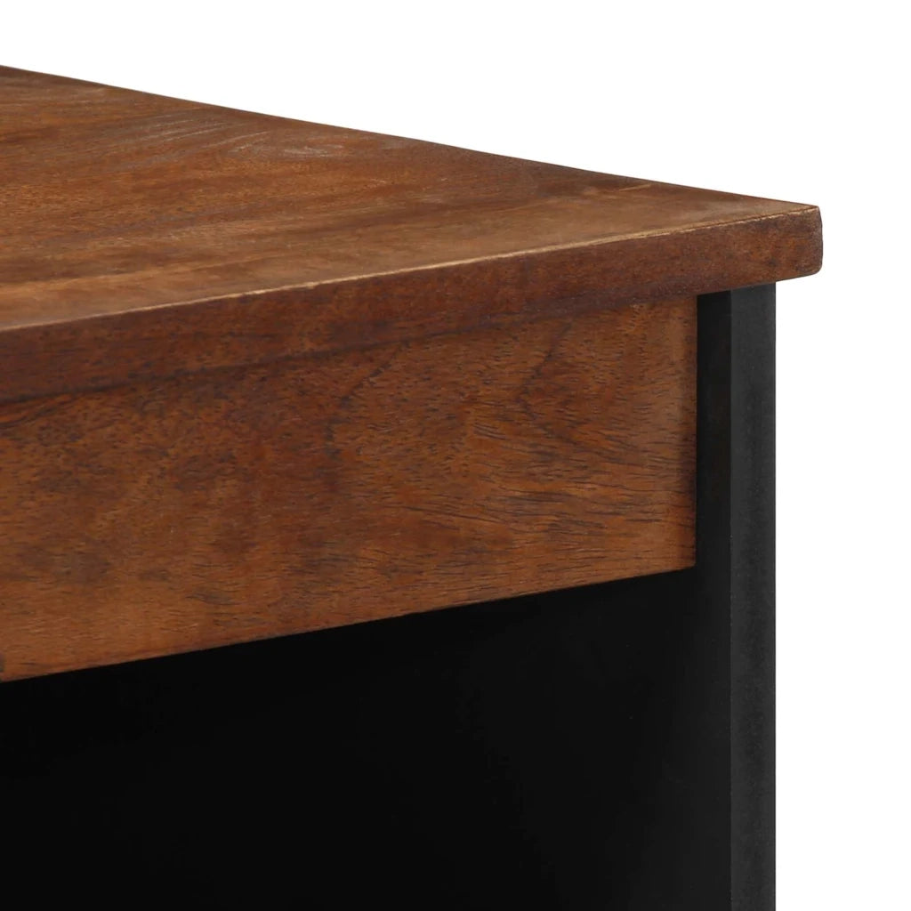 Credenza | Madia | Buffet da pranzo | Armadio da pranzo Marrone 60 x 33 x 75 cm Legno di mango massello