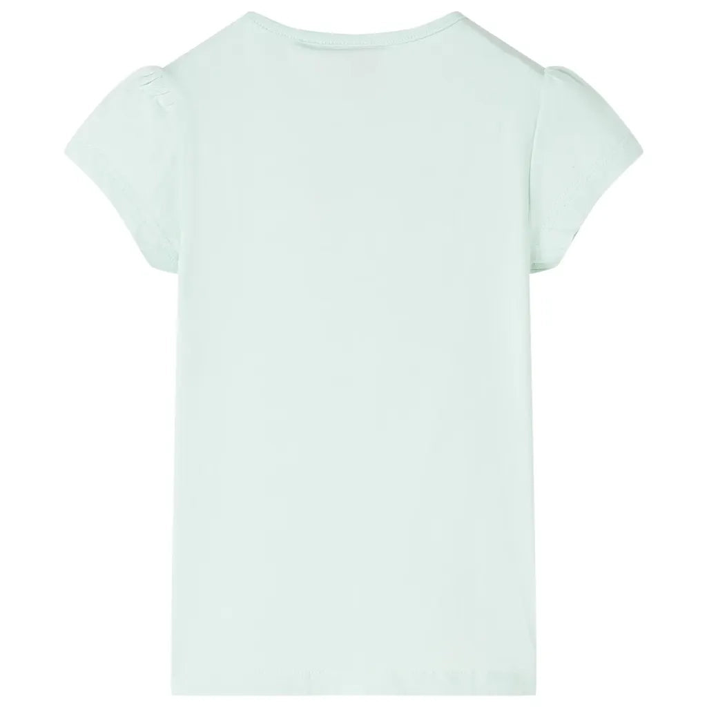 Maglietta da Bambina Menta Chiaro 92 10424