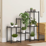 Portafiori 83x25x80 cm Nero in Ferro cod mxl 72426