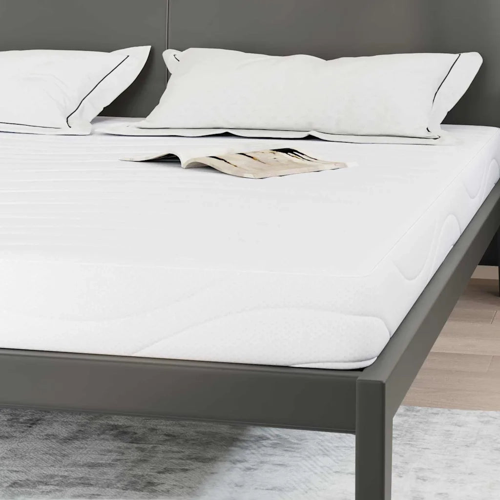 Materasso-Materasso per letto Bianco 180 x 200 cm Tessuto Jacquard 903436