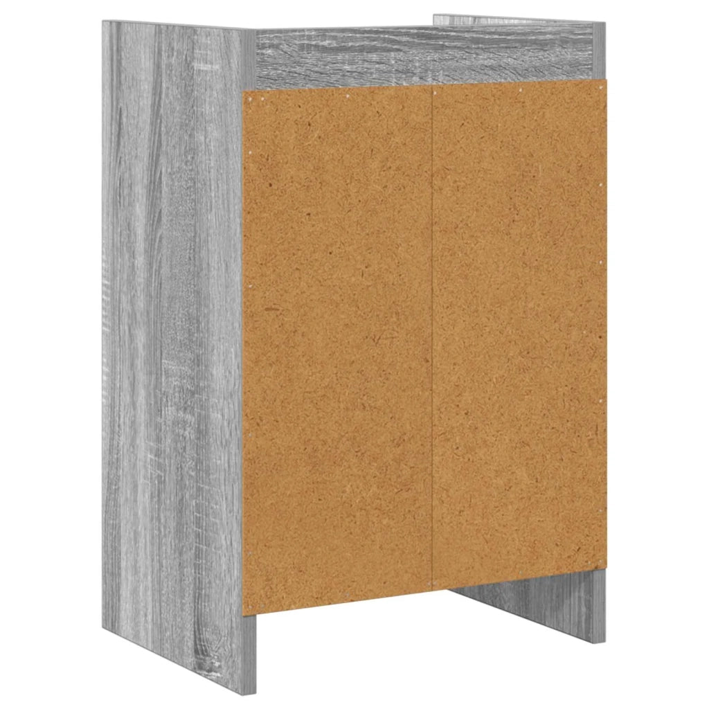 Comodini 2 pz Sonoma grigio 40 x 30 x 60 cm 8010974