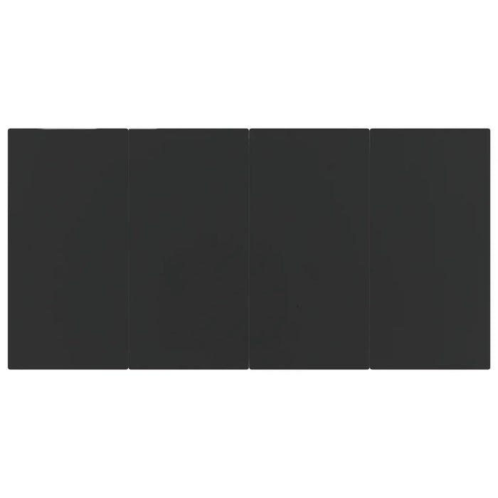 Set da Pranzo da Giardino 7 pz Grigio Scuro in Polyrattan cod mxl 41131