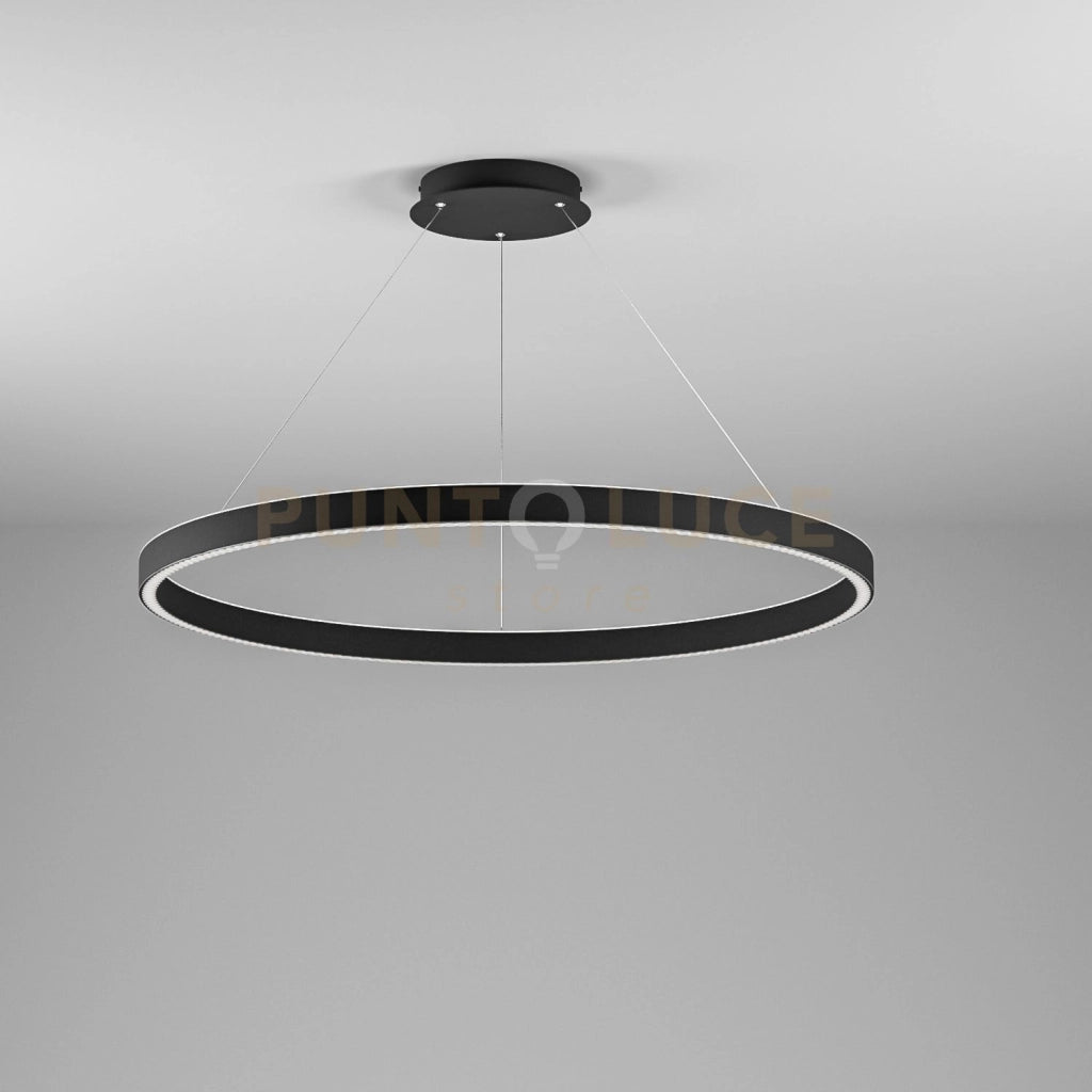 CRISEIDE S/S - LAMPADARIO A SOSPENSIONE A LED 1 LUCE DIMMERABILE 3000K 5200LM 100W NERO