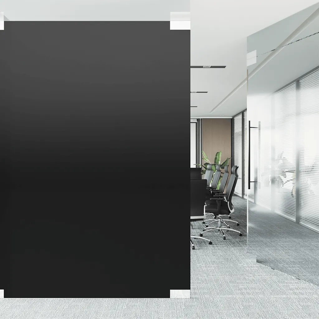 Pellicole per Vetri Statiche Smerigliate Nere 3pz in PVC 3208957