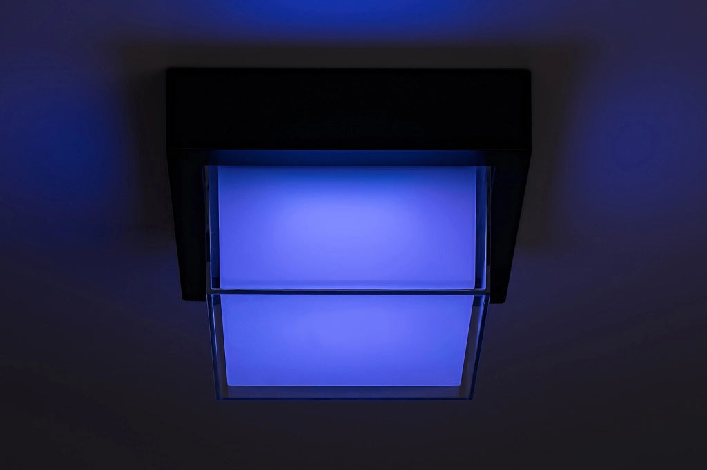 Applique esterna LED 10W CCT/RGB IP54 nera Rabalux