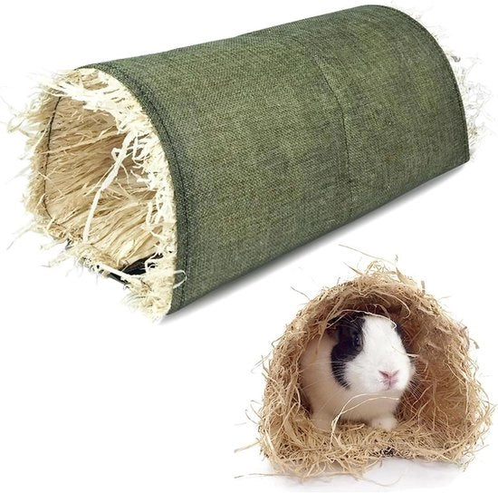 Tunnel Cuddly per Piccoli Animali (Verde)