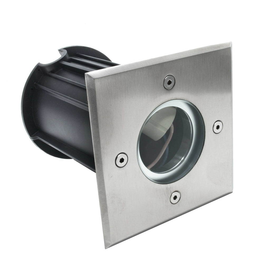 Faretto calpestabile led incasso quadrato attacco GU10 segnapassi giardino IP65