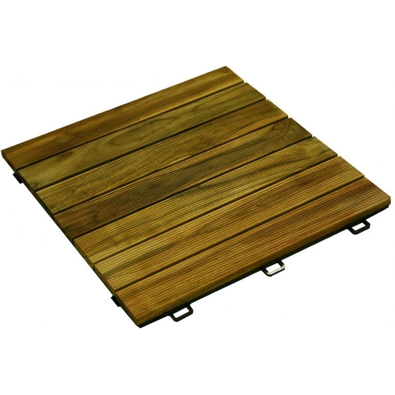 Listoplate pavimentazione modulare in legno per esterni base in plastica HDPE 55 x 55 cm PEZZI 34 equivalente a  10 m2
