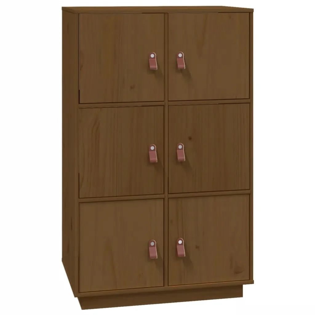 Credenza ambra 67x40x108,5 cm in Legno Massello di Pino 820175