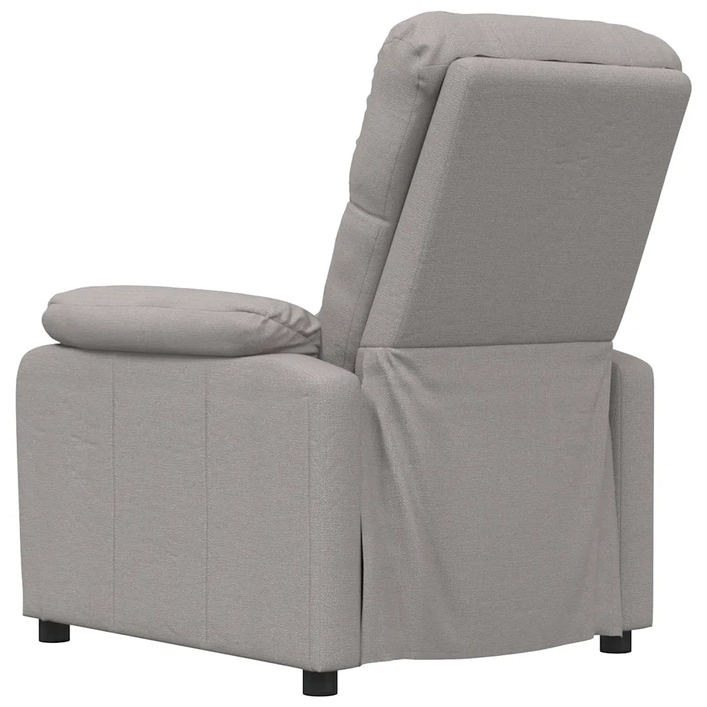 Poltrona Reclinabile Grigio Talpa in Tessuto cod mxl 18006
