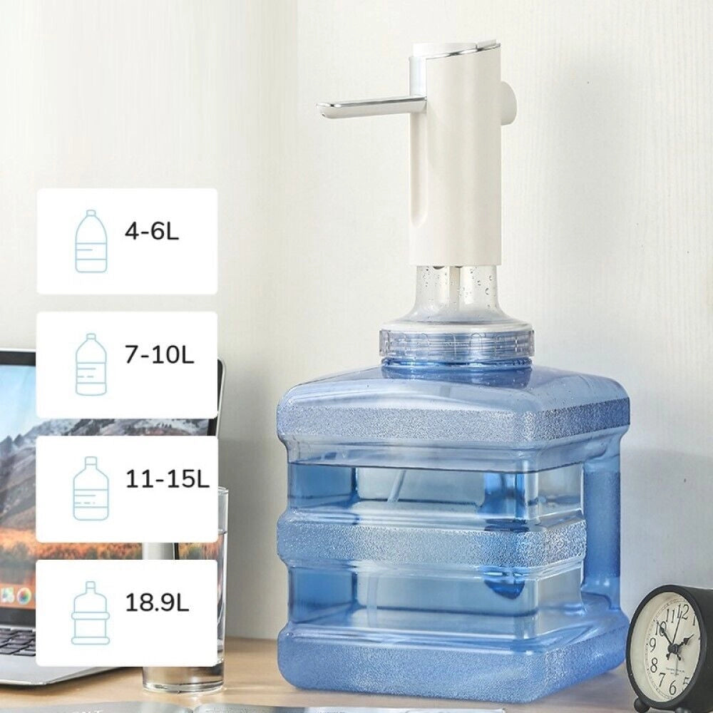 Dispenser erogatore d' acqua rubinetto elettrico per boccioni ricaricabile usb