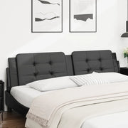 vidaXL Cuscino Testiera Nero 193 cm in Similpelle