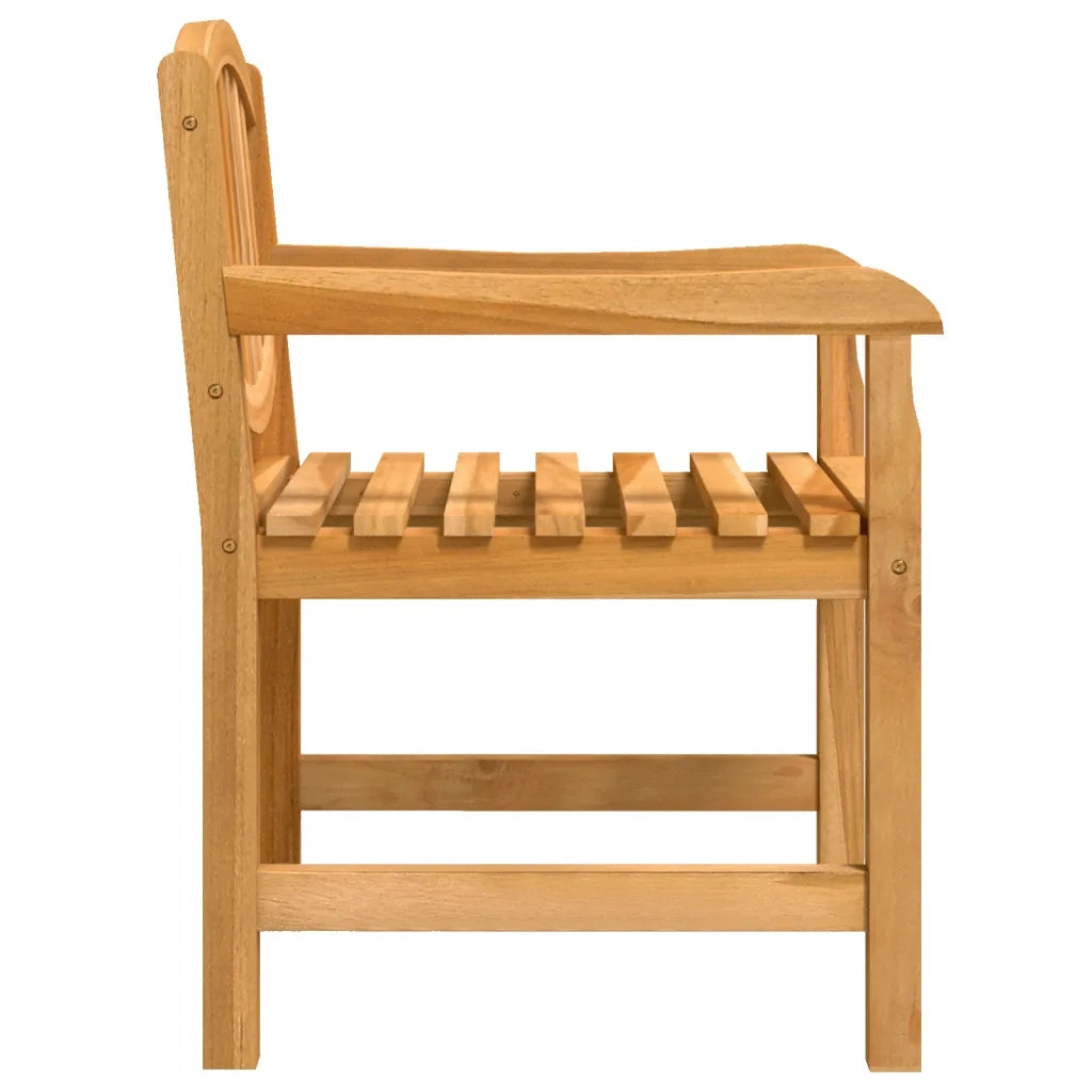 Set da Pranzo per Giardino 5 pz in Legno Massello di Teak 3157931