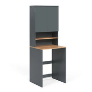 Vicco Mobile lavatrice Antracite/quercia dorata 68 x 88.2 cm 2 parti con ripiano